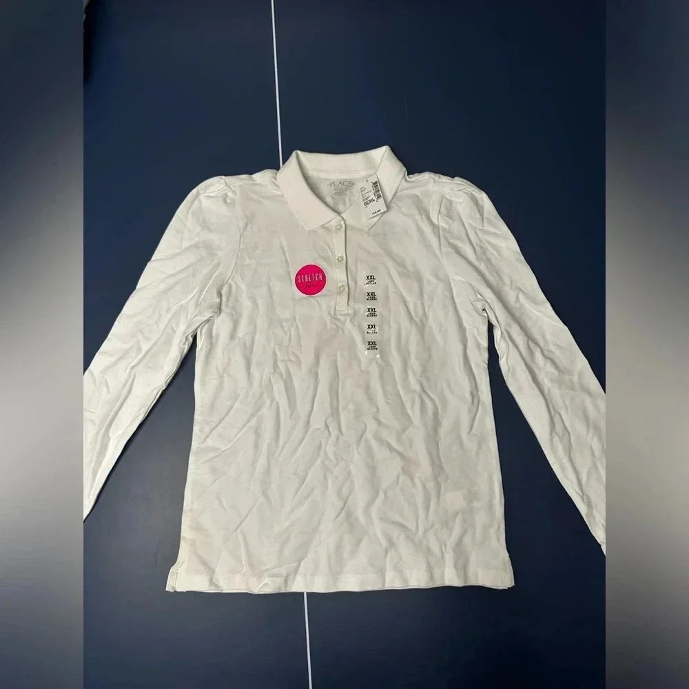 Children’s Place Stretch Fabric Collar Shirt Size XXL Girls